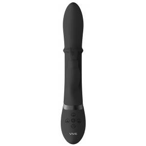 Vibro Rabbit HALO 24.5 x 3.5cm Noir