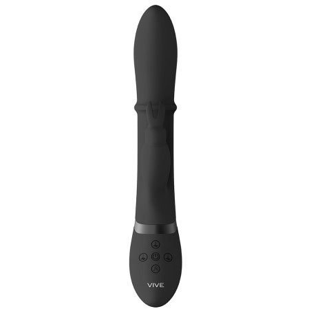 Vibro Rabbit HALO 24.5 x 3.5cm Noir