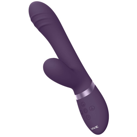 Vibro Rabbit TANI 22 x 3.5cm Violet