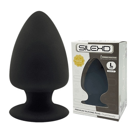 Plug SILEXD Modèle 1 - L - 12 x 7.2cm Noir