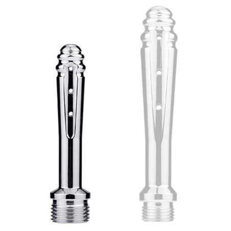 Embout de lavement anal en métal FOZZ S 7 x 1.5cm