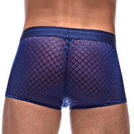 Boxer DIAMOND MESH Bleu 2