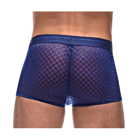 Boxer DIAMOND MESH Bleu