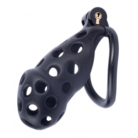 Cage de chasteté DOTTY XL 10 x 4cm Noire