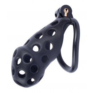 Cage de chasteté DOTTY XL 10 x 4cm Noire