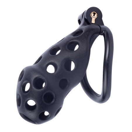 Cage de chasteté DOTTY XL 10 x 4cm Noire
