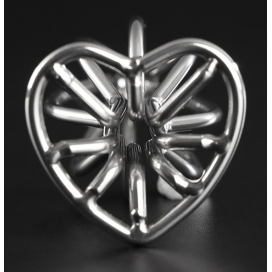 Plug en métal HEART LINE L 8 x 4.2cm 2