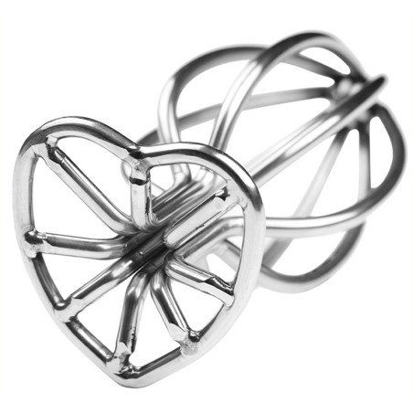 Plug en métal HEART LINE L 8 x 4.2cm
