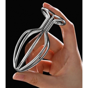 Plug en métal HEART LINE L 8 x 4.2cm