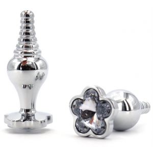 Plug Bijou LEAF Transparent