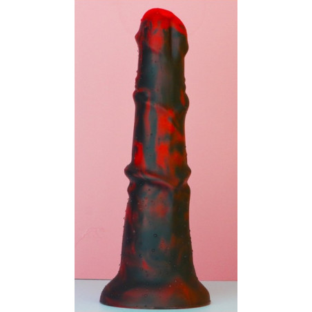 Gode Dragon ZIRG 22 x 5cm Noir-Rouge
