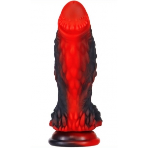 Gode Dragon YONG 15 x 5.5cm Noir-Rouge