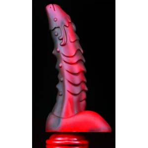 Gode Dragon SARKAN 19 x 4.5cm Noir-Rouge