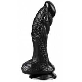 Gode Monster SEEMUS 15 x 4.5cm Noir