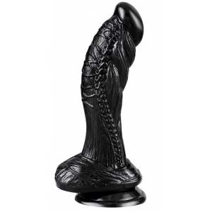Gode Monster SEEMUS 15 x 4.5cm Noir