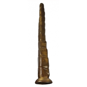 Gode Long Monster RATTLESNAKE 45 x 5.5cm Doré