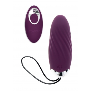 Oeuf vibrant télécommandé EGGSTRAVAGANT 9 x 3.3cm