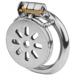 Cage de chasteté en métal FLAT 2cm