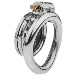 Cage de chasteté en métal FLAT 2cm