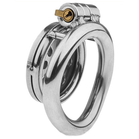 Cage de chasteté en métal FLAT 2cm