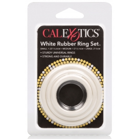 Lot de 3 cockrings souples Blanc 2