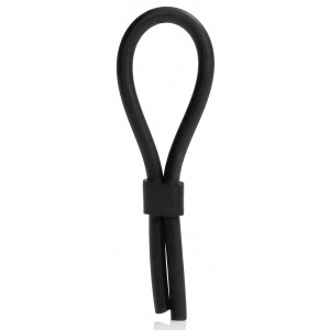 Anneau pénien Silicone STUD LASSO Noir