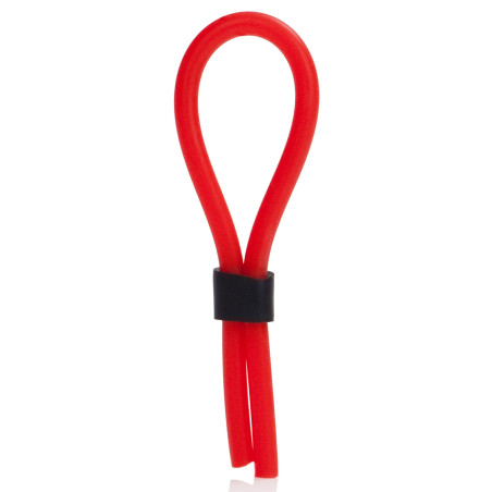 Cockring silicone STUD LASSO Rouge
