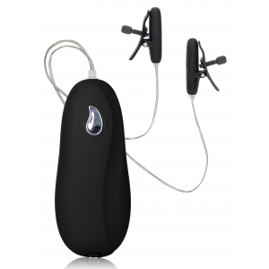 Pince-Tétons vibrantes NIPPLE TEASERS Noires