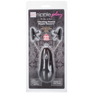 Pince-Tétons vibrantes NIPPLE TEASERS Noires