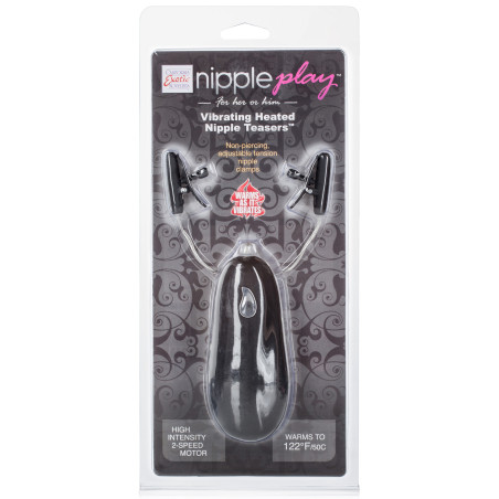 Pince-Tétons vibrantes NIPPLE TEASERS Noires