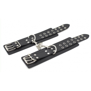 Kit Collier et Menottes DOUBLE PIN Noires