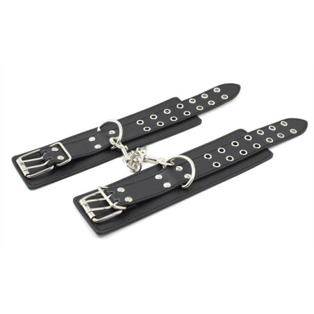 Kit Collier et Menottes DOUBLE PIN Noires