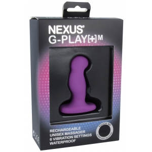 Plug prostatique Vibrant G-PLAY M Nexus 7.5 x 2.9cm Violet