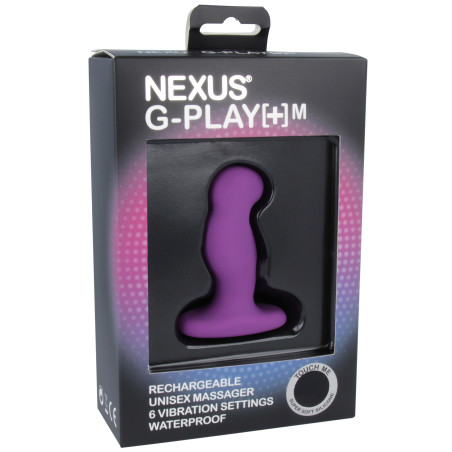 Plug prostatique Vibrant G-PLAY M Nexus 7.5 x 2.9cm Violet