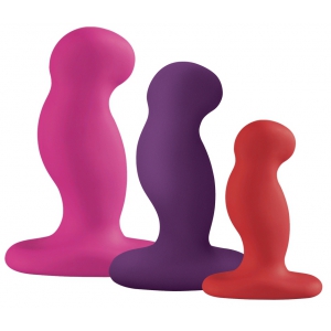 Lot de 3 Plugs vibrants G-PLAY Nexus