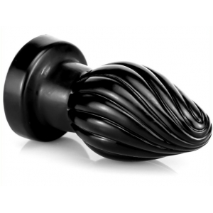 Plug SPIRAL M 9 x 4.5cm Noir