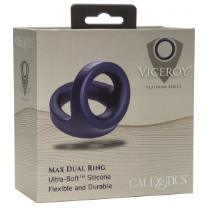 Ballstretcher Silicone MAX DUAL RING Viceroy Bleu