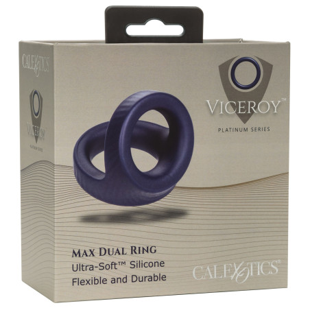 Ballstretcher Silicone MAX DUAL RING Viceroy Bleu