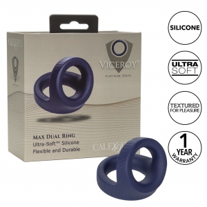 Ballstretcher Silicone MAX DUAL RING Viceroy Bleu