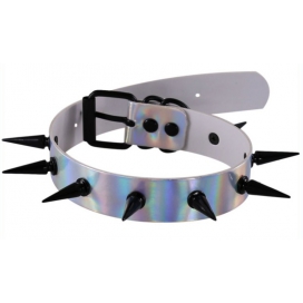 Collier à pointes PIKY LASER Argenté 2