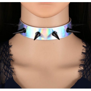 Collier à pointes PIKY LASER Argenté