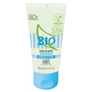 Lubrifiant Vegan base Eau sensitive en 50 mL naturel végétal