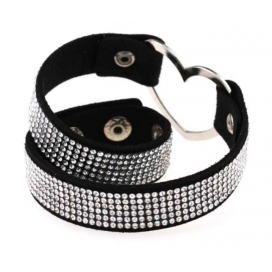 Ras de cou HEART STRASS Noir 2