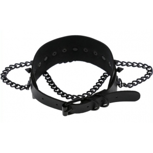 Collier à pointes PIKY Noir