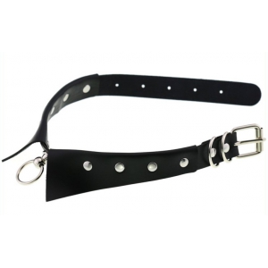 Collier GOTHIC RING Noir