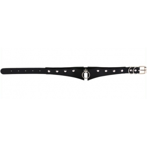Collier GOTHIC RING Noir