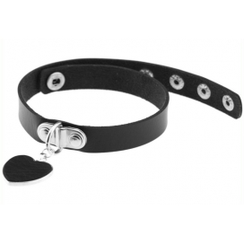 Ras de cou PUNK HEART Noir 2