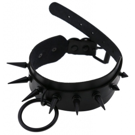 Collier à pointes STROBO LISH Noir 2