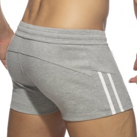 Short DOUBLE ZIP Gris 2