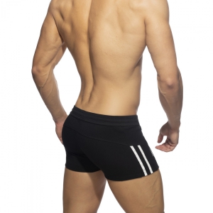 Short DOUBLE ZIP Noir